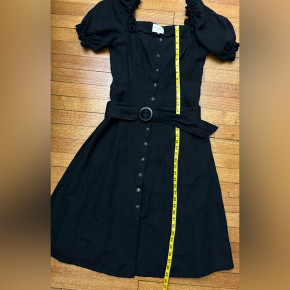 Sezane Black Midi Dress - Picture 6 of 6